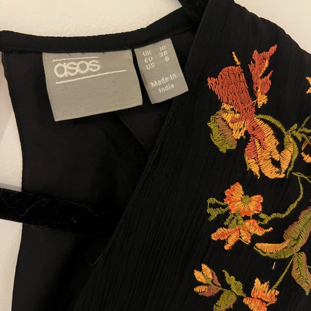 ASOS Black wedding guest dress - Picture 3 of 5